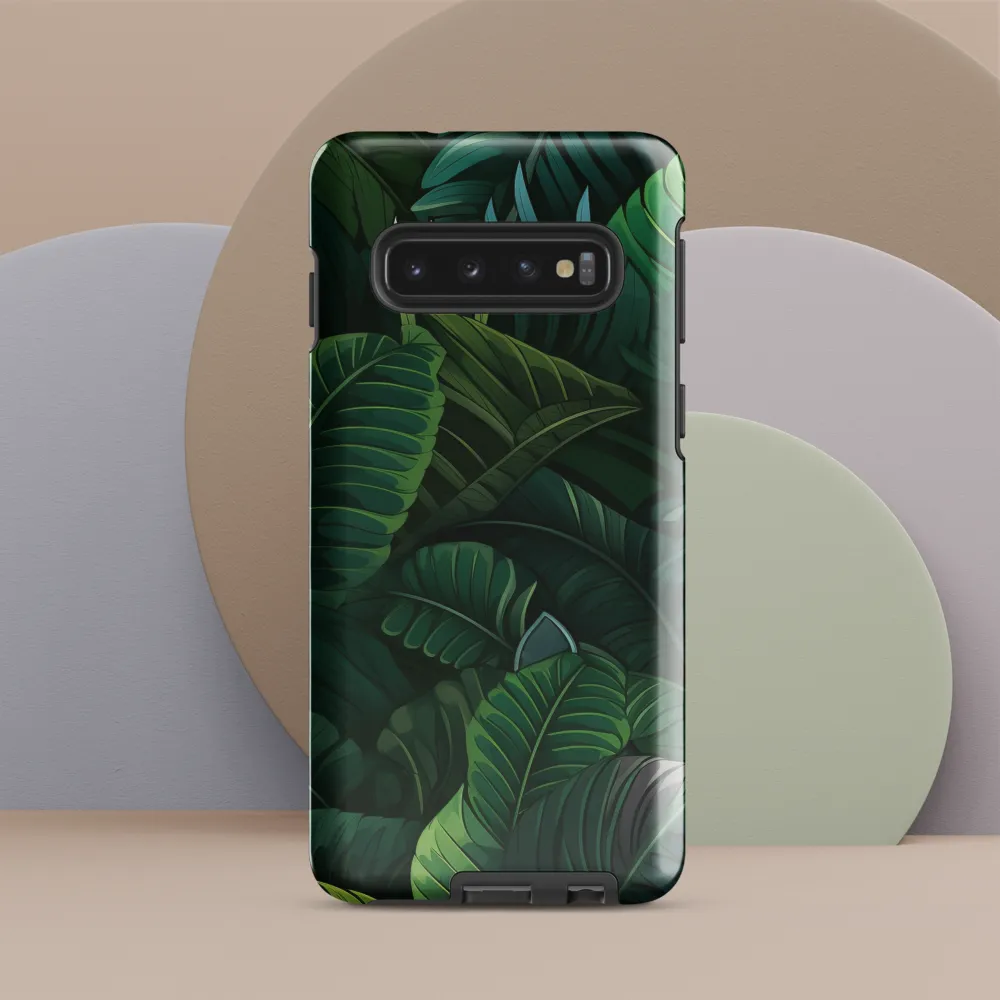 Lush Canopy: A Tropical Foliage Study