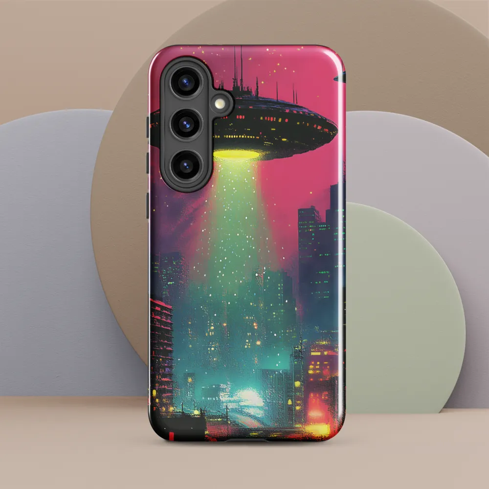 Encounter Above Neon Heights | Phone Case |  S24 Plus | Tough Case | Glossy