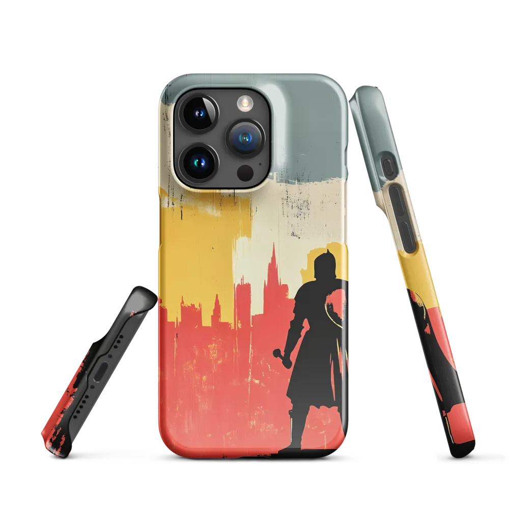 Hero in the Urban Dawn | Phone Case |  15 Pro | Snap Case | Glossy