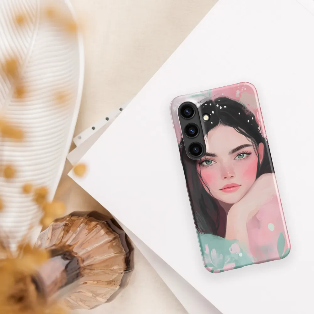 Mint & Rose — Portrait in Pastel Washes