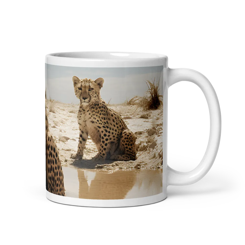 Silent Watchers of the Savanna | Mug with White inside | 11 oz