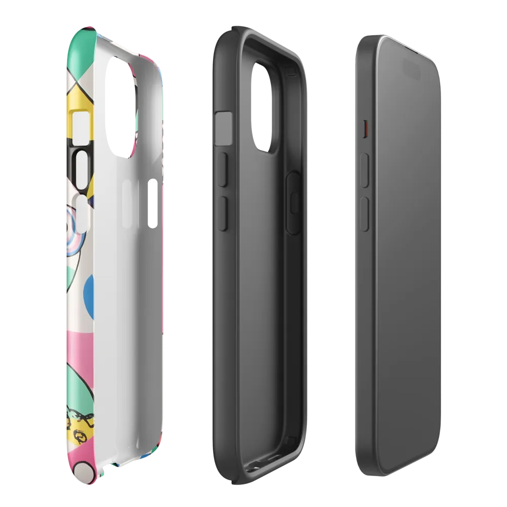 Dynamic Interplay of Shapes | Phone Case |  15 | Tough Case | Glossy