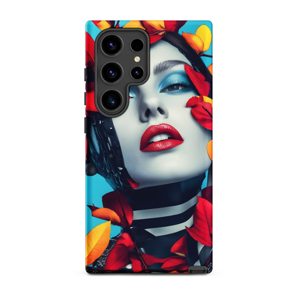 Futuristic Fusion: Nature Meets Technology | Phone Case |  S24 Ultra | Tough Case | Matte