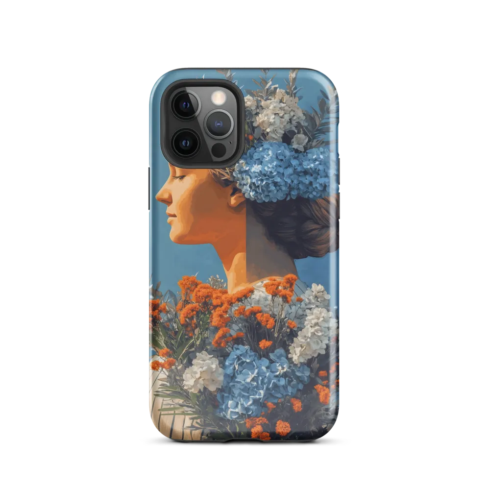 Floral Reverie: A Portrait of Serenity