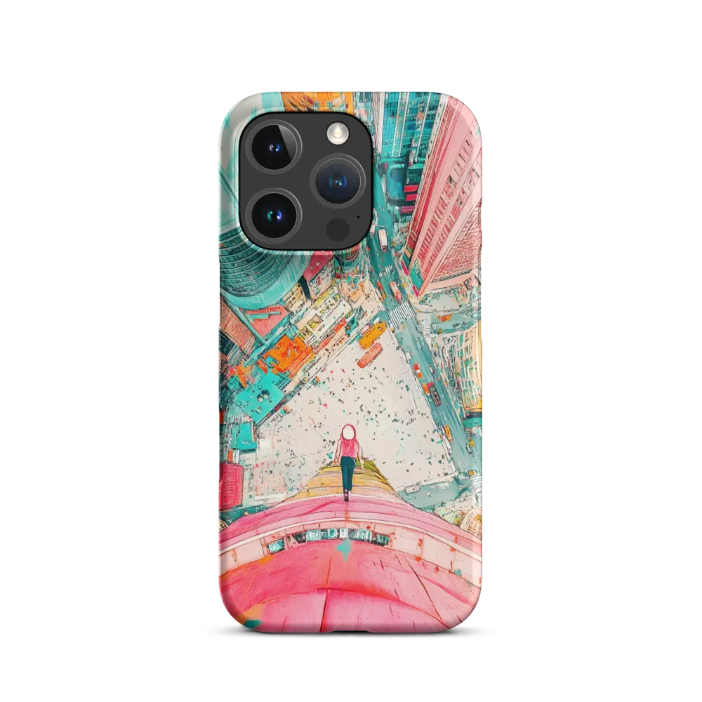 Vertical Horizons: A Surreal Cityscape Adventure | Phone Case |  16 Pro | Snap Case | Matte