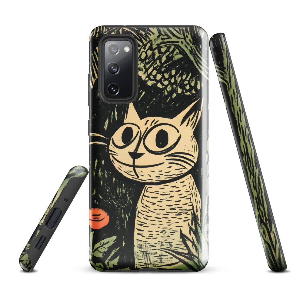 Whimsical Cat in the Forest