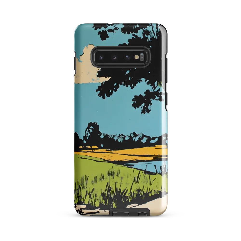 Vibrant Landscape in Pop Art Style | Phone Case |  S10 Plus | Tough Case | Glossy