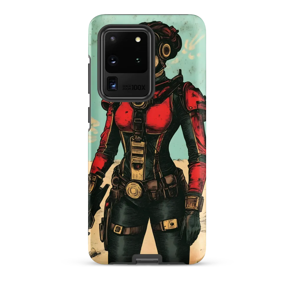 Futuristic Explorer: A Steampunk Adventure | Phone Case |  S20 Ultra | Tough Case | Matte