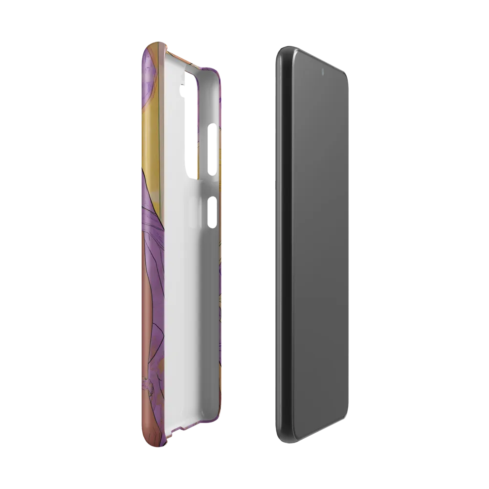 Elegance in Floral Harmony | Phone Case |  S21 | Snap Case | Matte