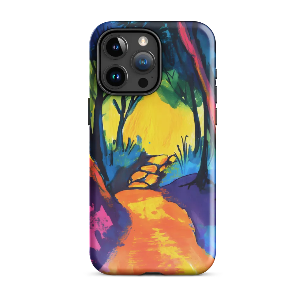 Path Through a Vibrant Forest