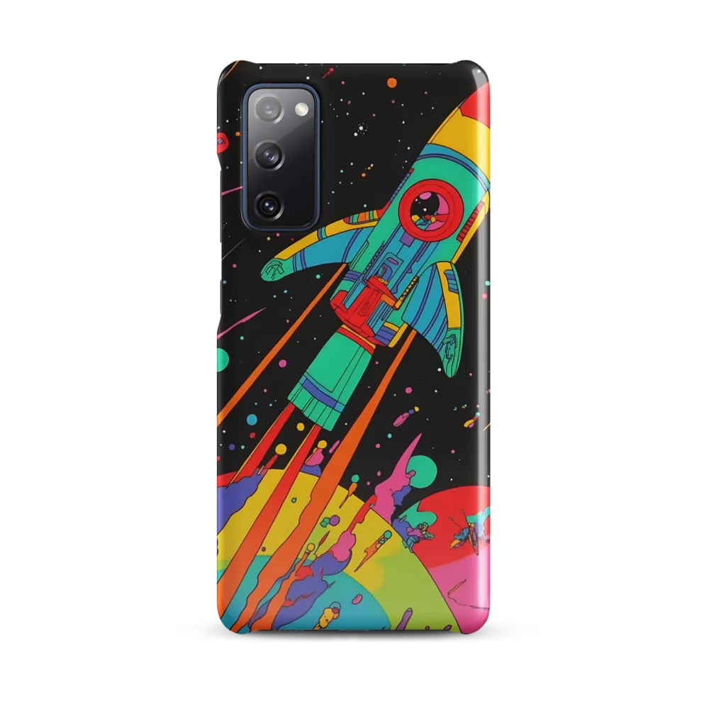 Cosmic Voyage: The Neon Lift-Off