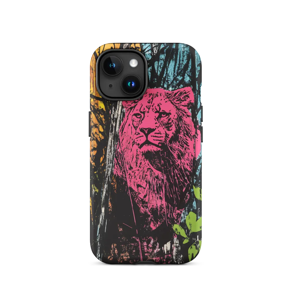 Fierce Vibrance: The Pink Lion