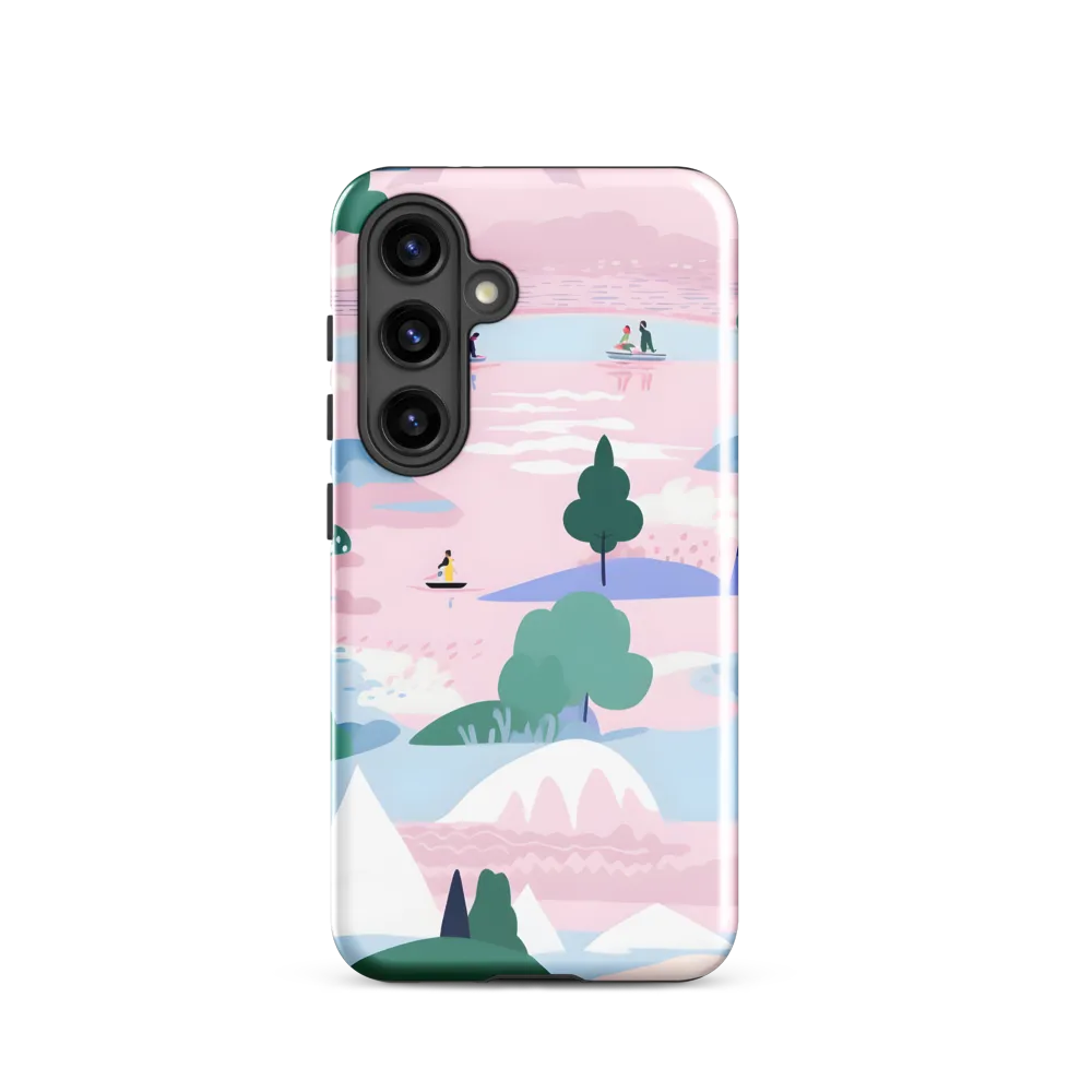 Whimsical Reflections: A Journey Through Landscapes | Phone Case |  S24 | Tough Case | Glossy