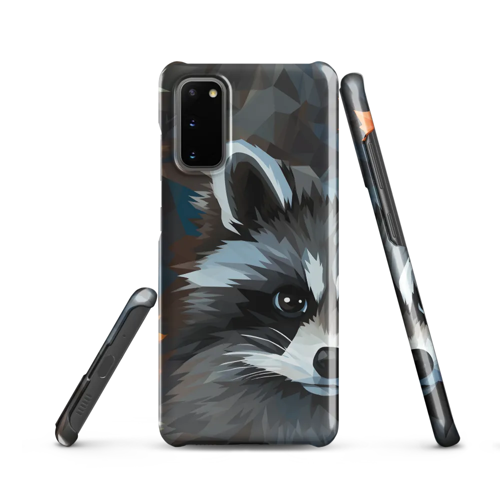 Whispers of Autumn: The Raccoon's Gaze