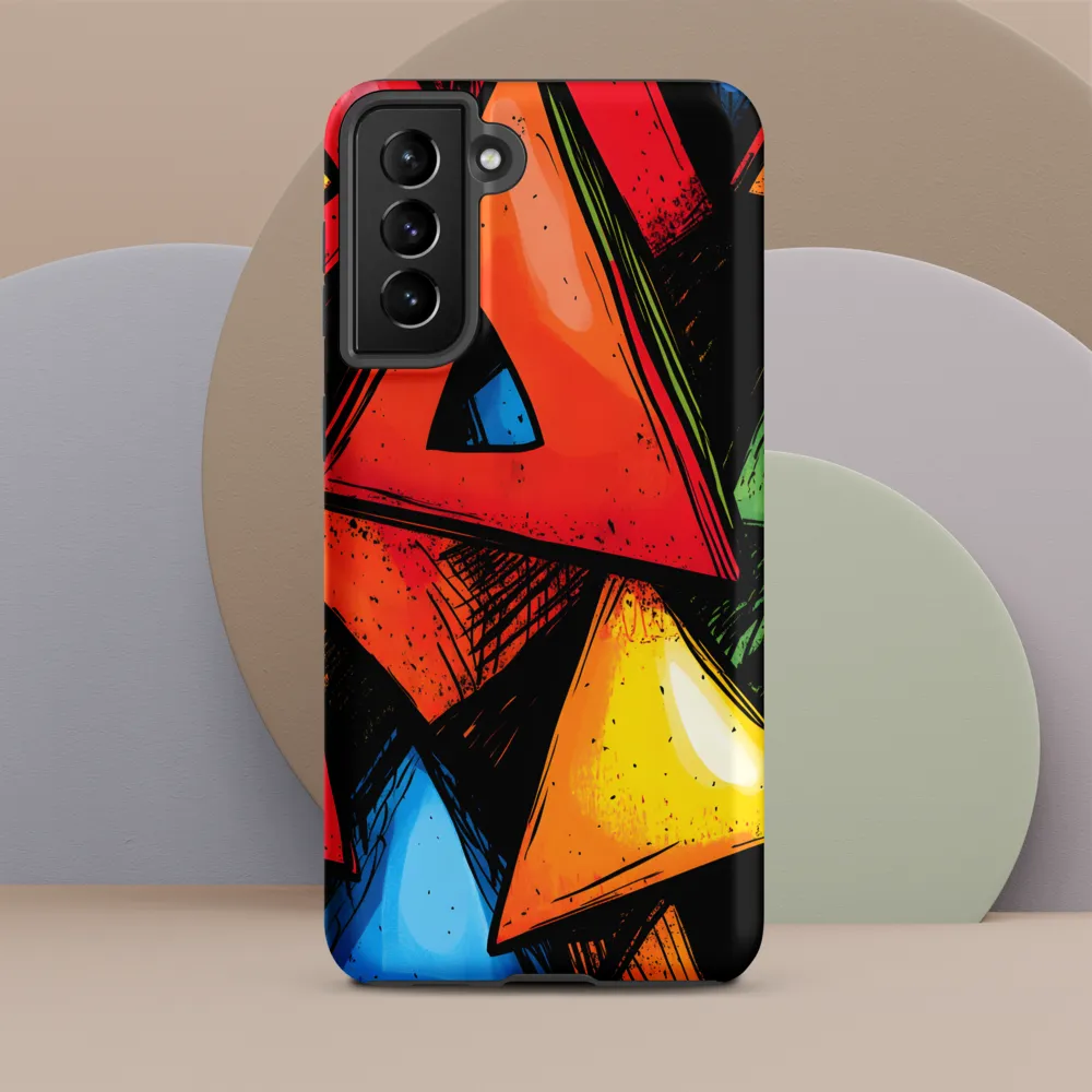 Vibrant Triangles in Abstract Harmony