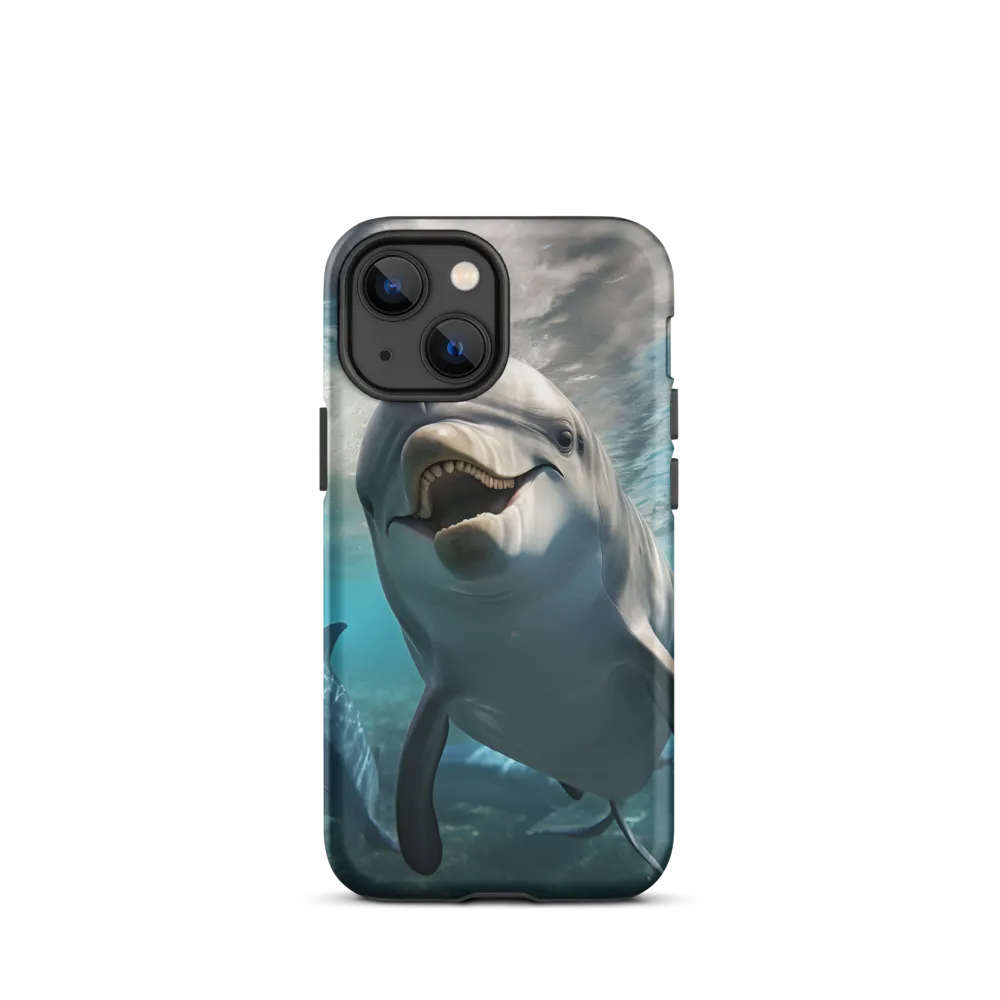 Beneath the Waves: A Dolphin's Dance