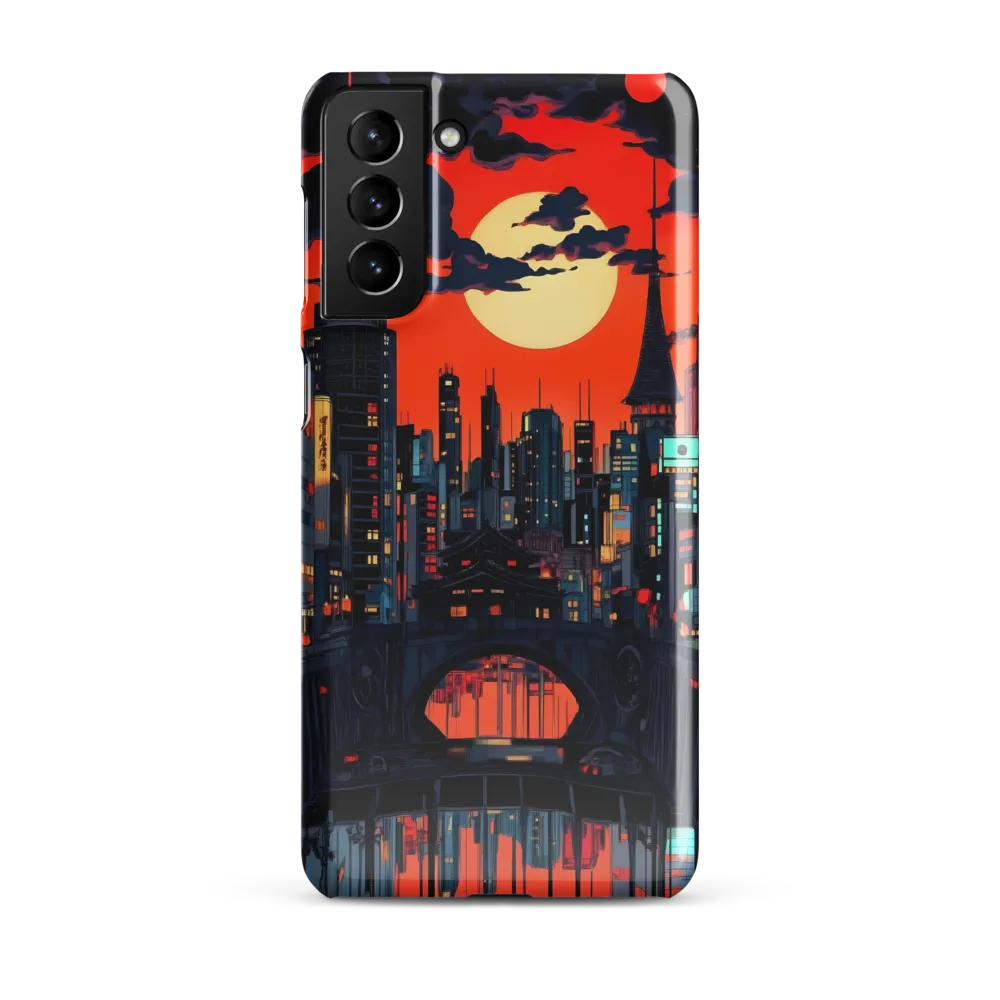Nightfall in a Neon City