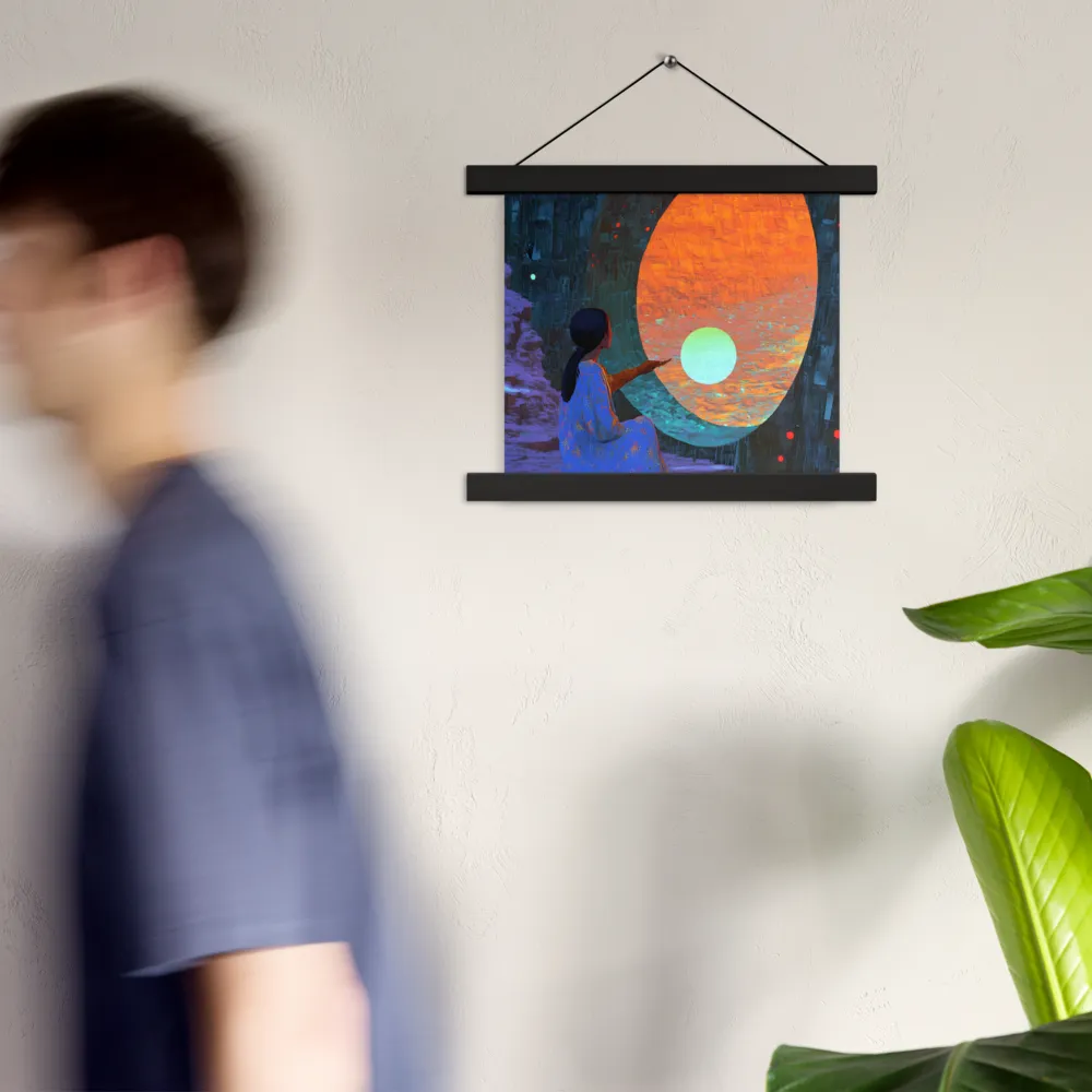 The Portal of Dreams | Poster With Black Wood Hanger | 10″×10″