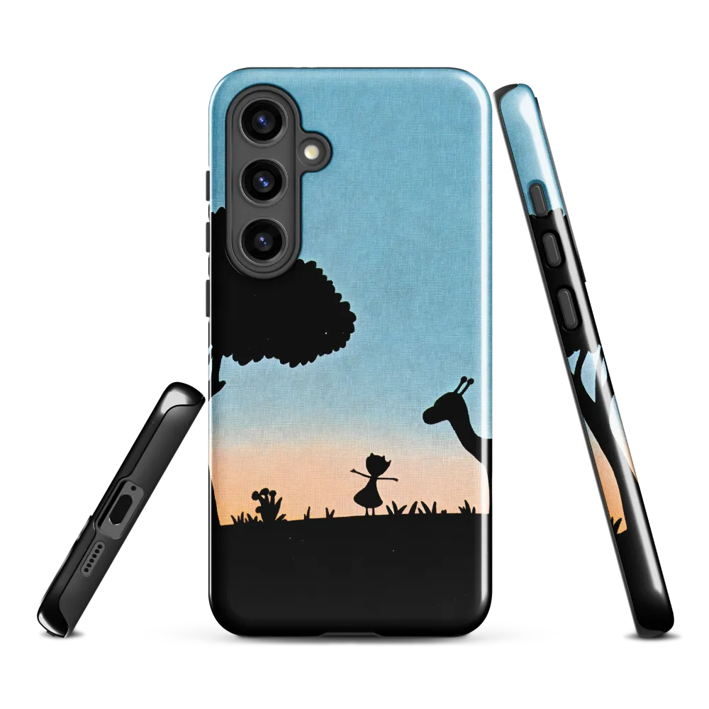 Curiosity in the Silhouette | Phone Case |  S24 Plus | Tough Case | Glossy