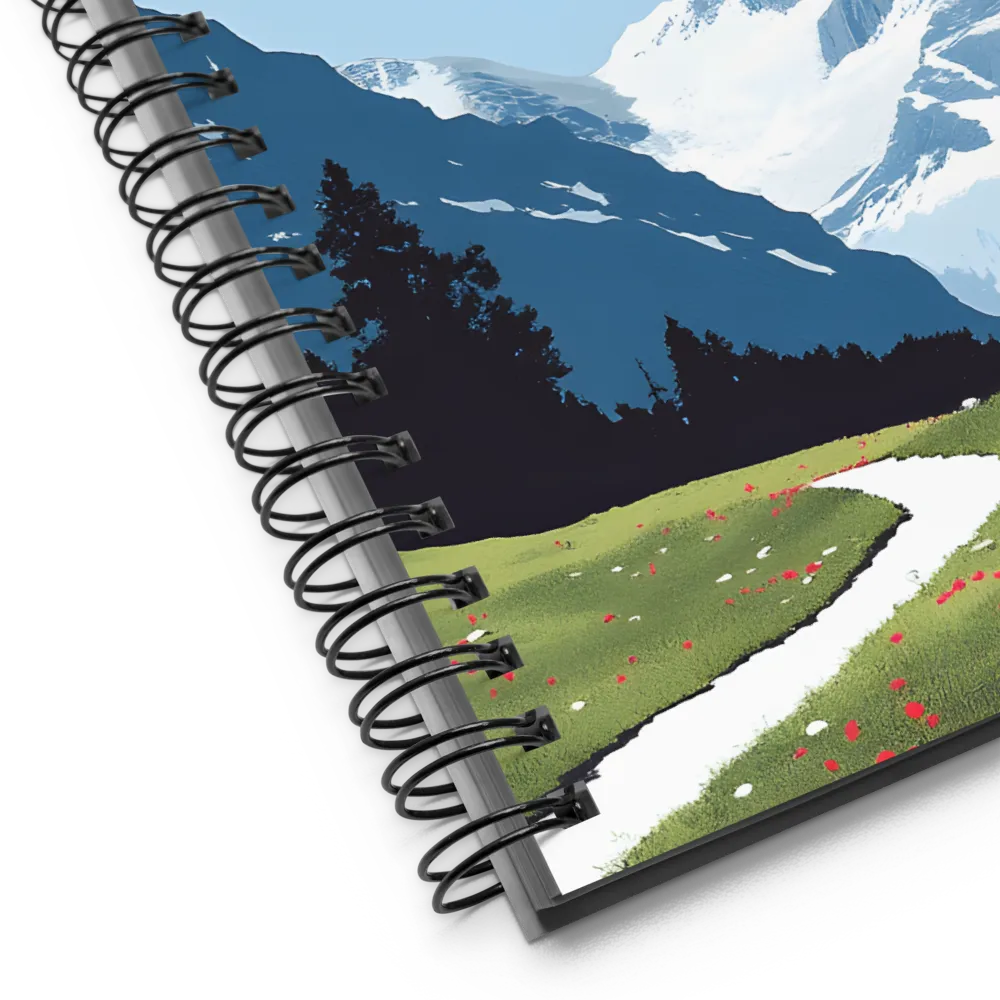 Tranquil Mountain Retreat | Spiral Notebook