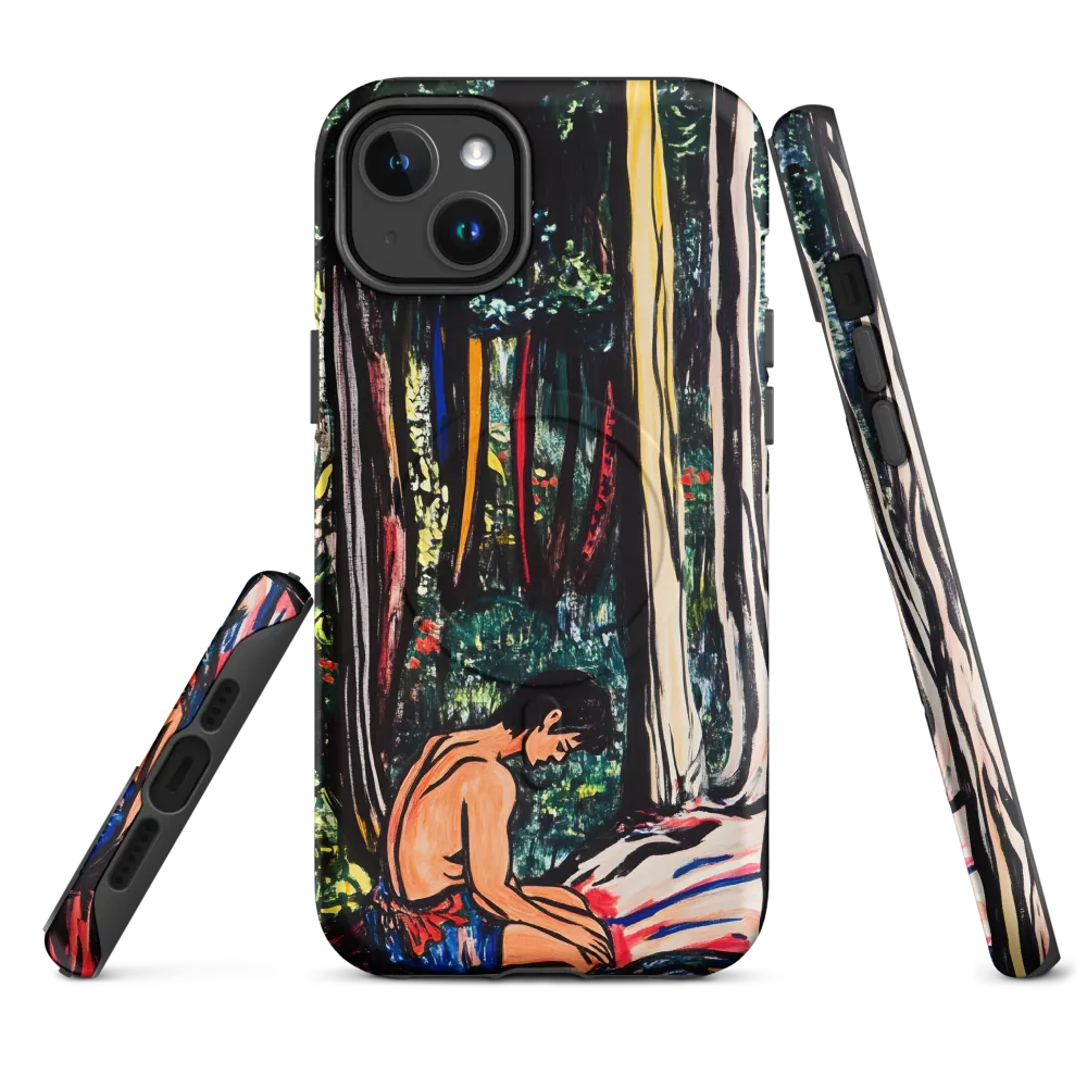Contemplation in Nature | Phone Case |  14 Plus | MagSafe® Tough Case | Matte