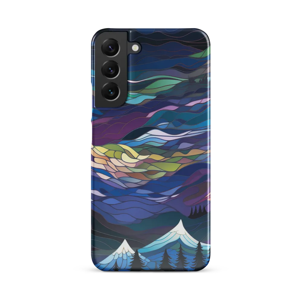 Twilight Peaks: An Abstract Mountain Landscape