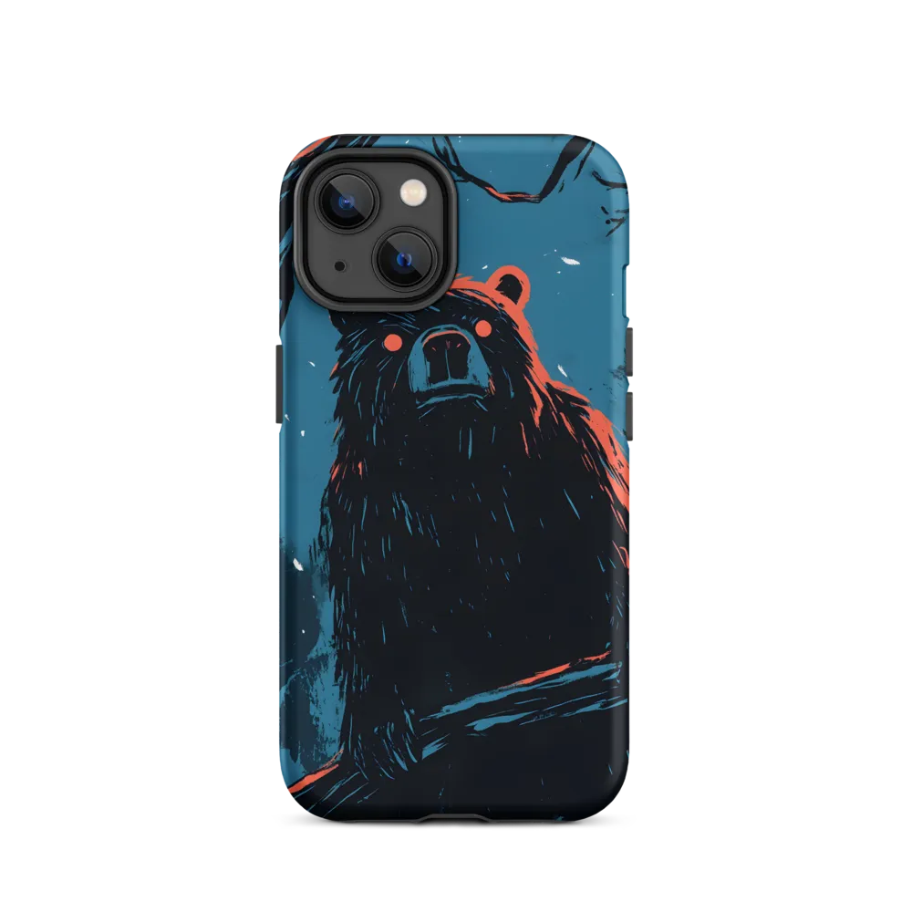 Eerie Majesty: A Bear in the Night