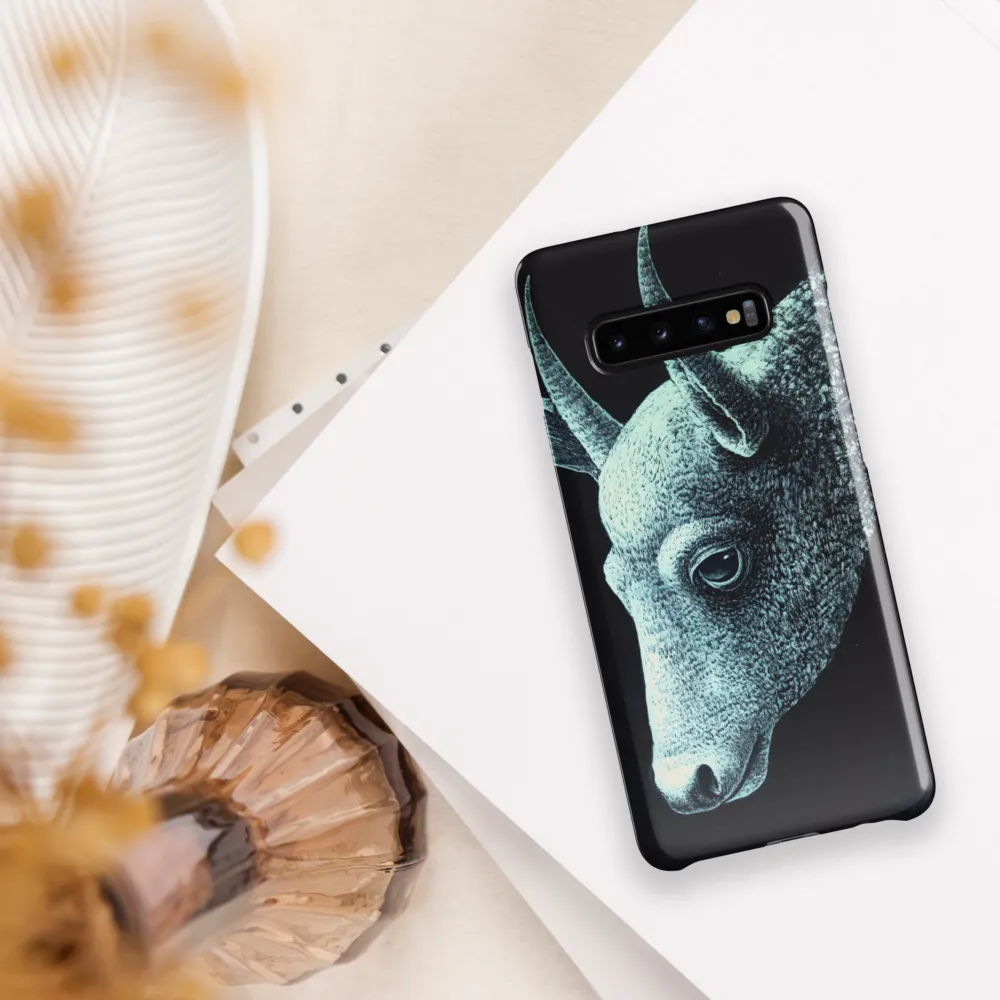 Ethereal Bull's Head | Phone Case |  S10 Plus | Snap Case | Glossy