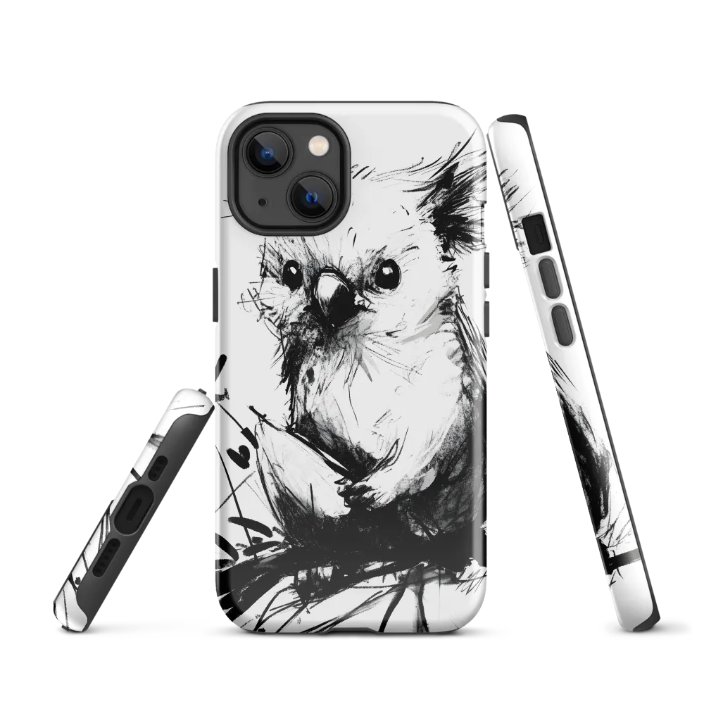 Whimsical Koala in Ink