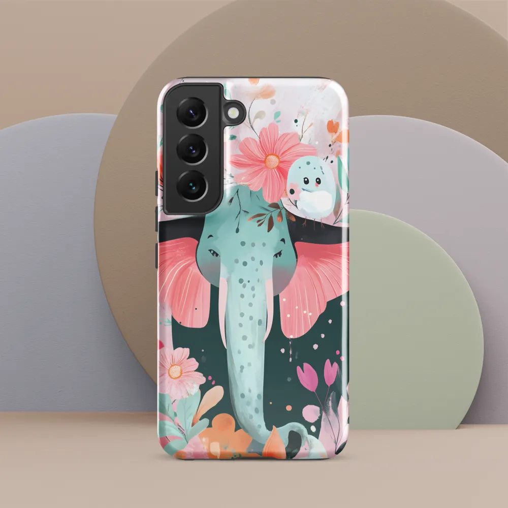 Whimsical Elephant in Bloom