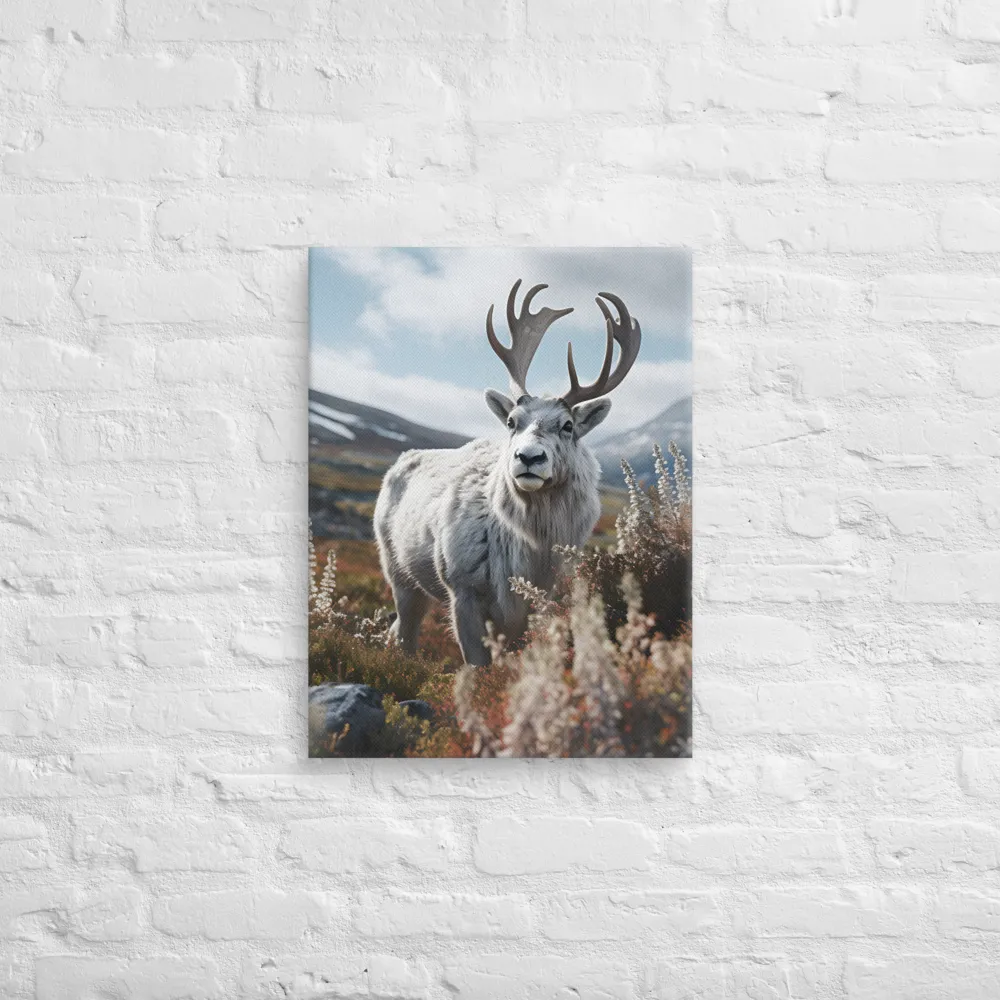 Majestic Harmony: The Reindeer in Nature | Canvas | 18″×24″