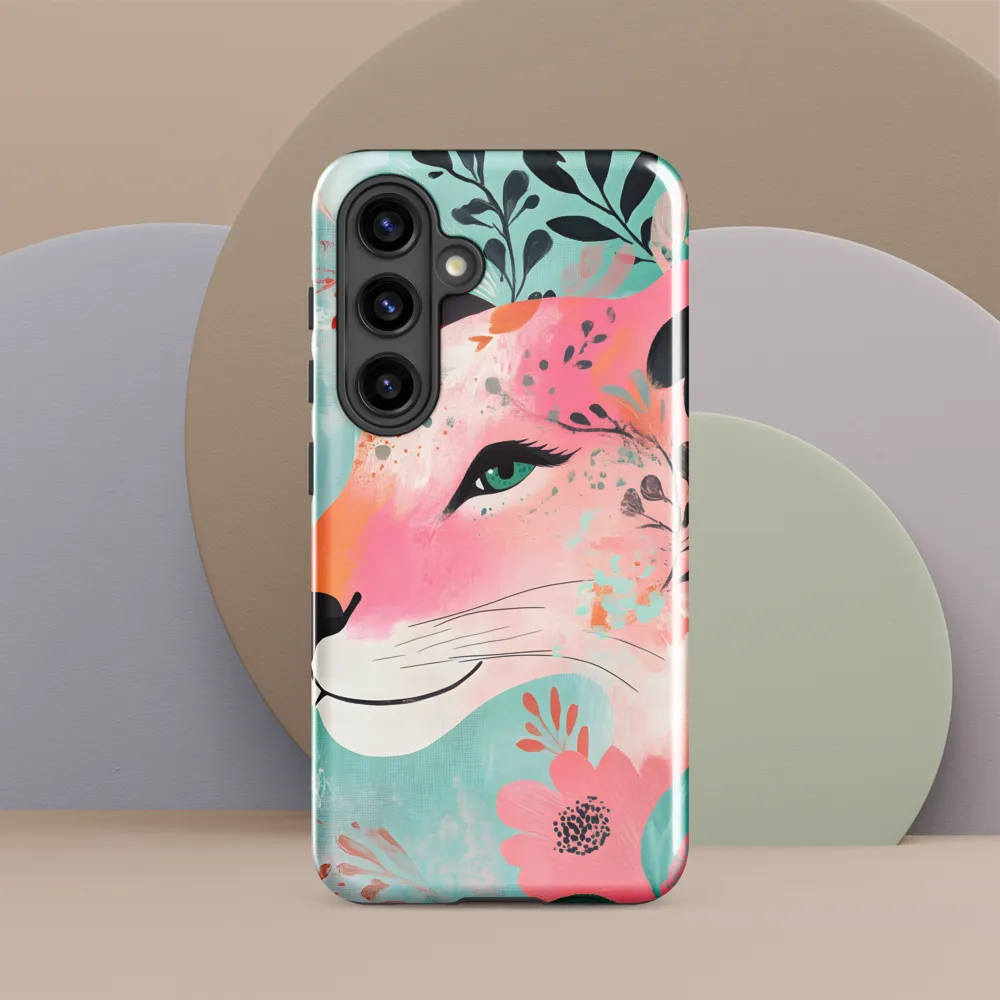 Whimsical Majesty: A Floral Lion