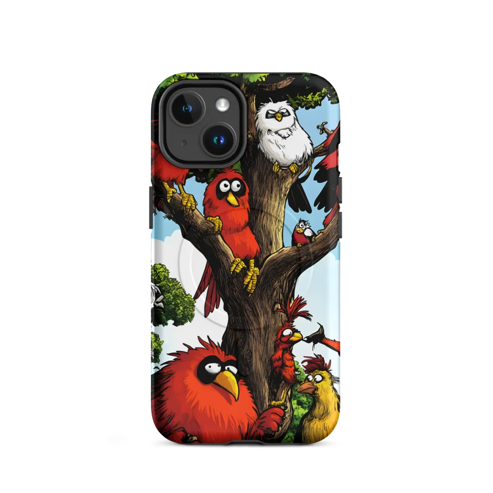 Whimsical Avian Gathering