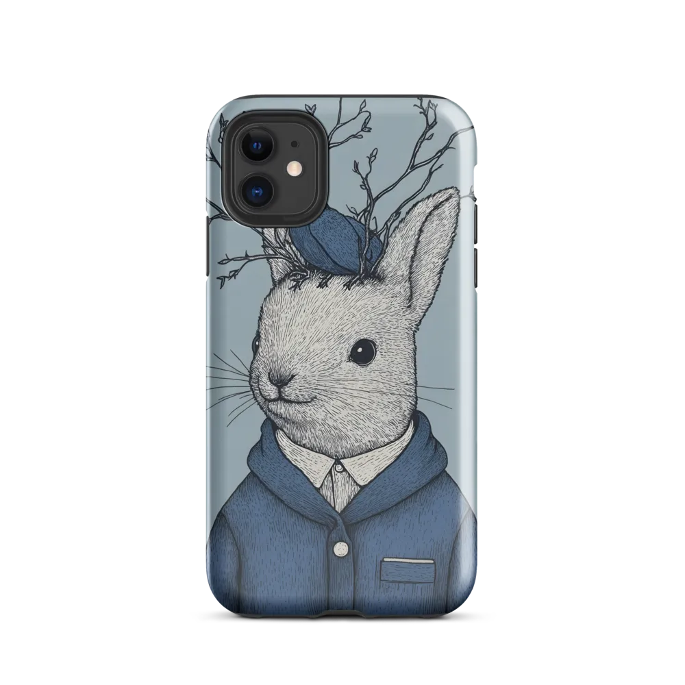 Branch-Crown Rabbit in Blue Coat