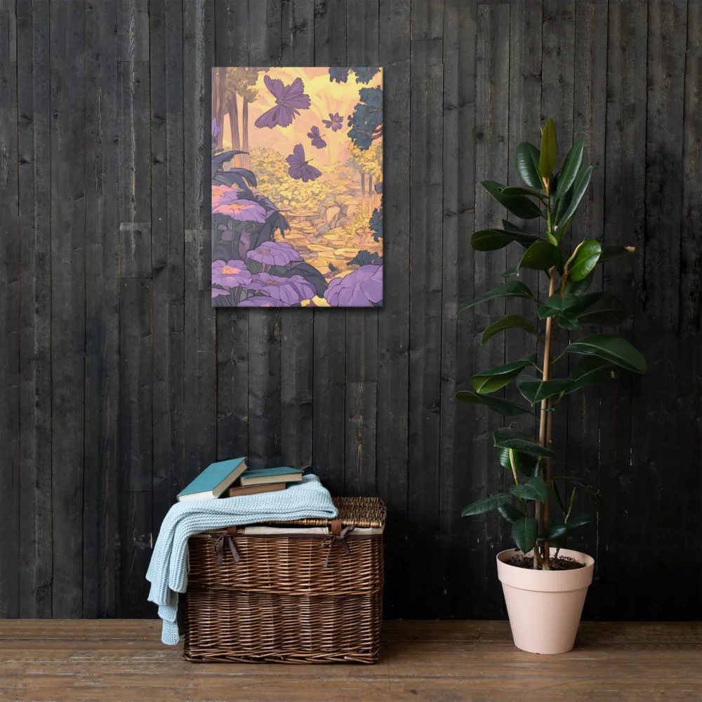 A Serene Dance of Butterflies | Thin Canvas | 20″×28″