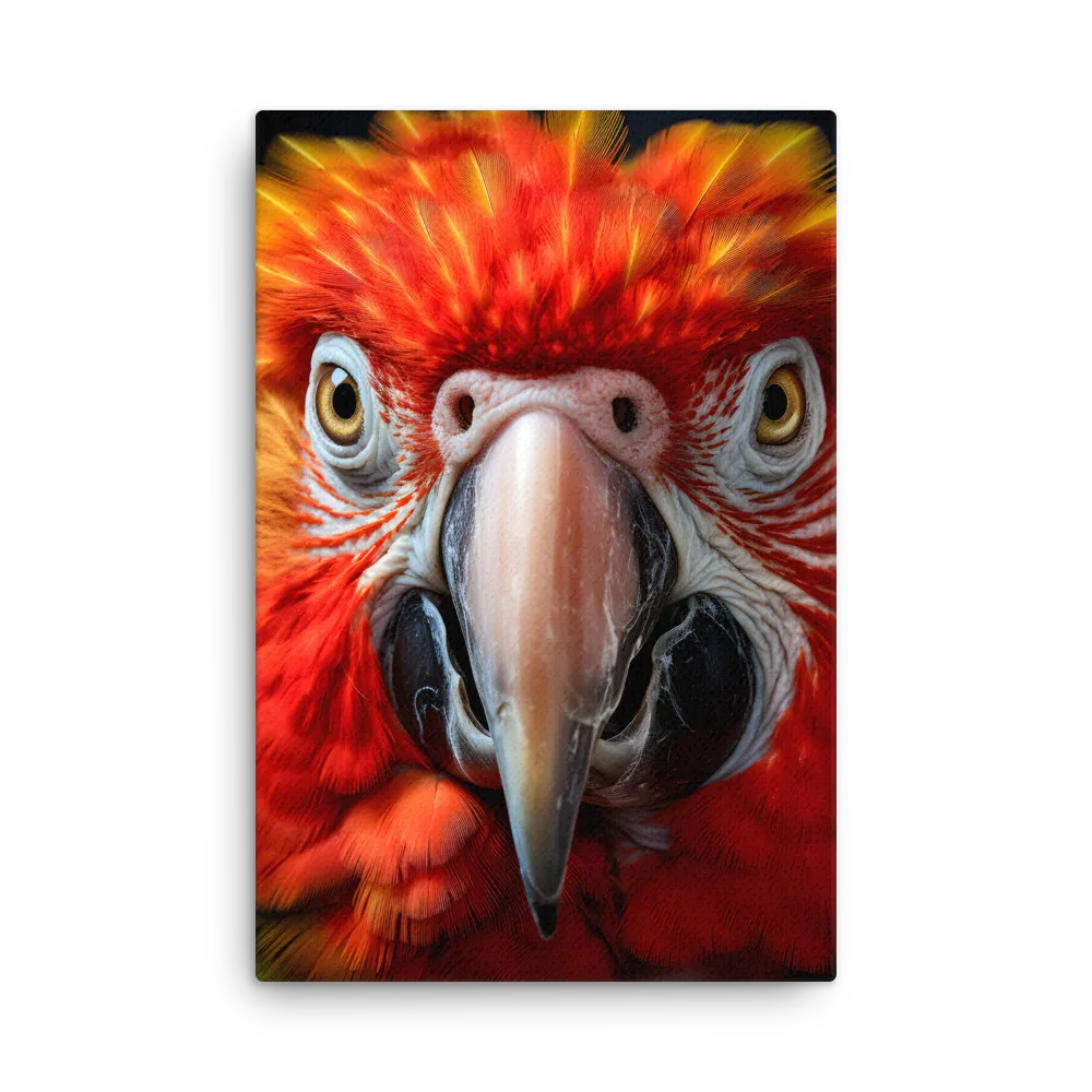 The Fiery Gaze of the Parrot
