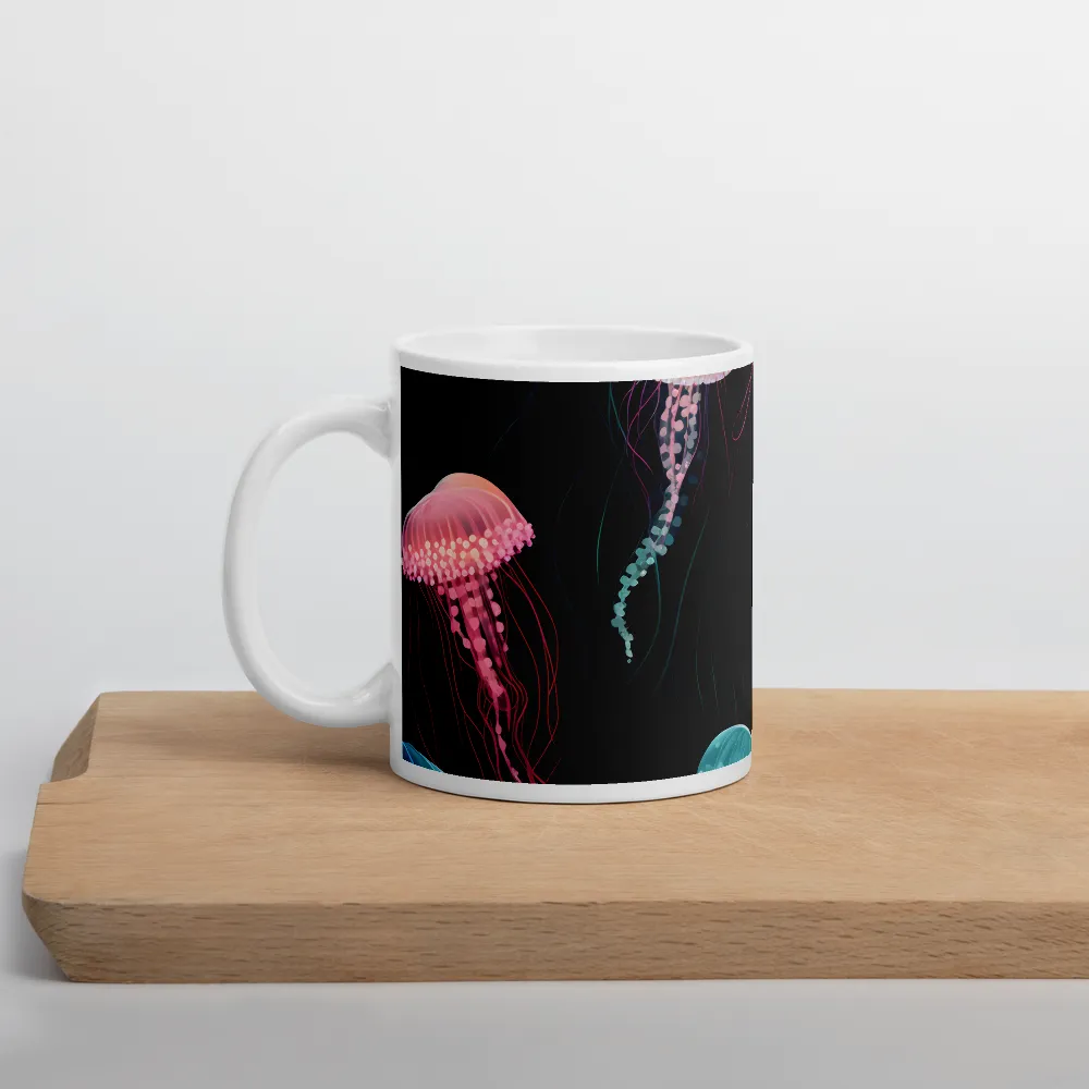 Ethereal Dance of Jellyfish | Mugs | Multiple Sizes & Colors