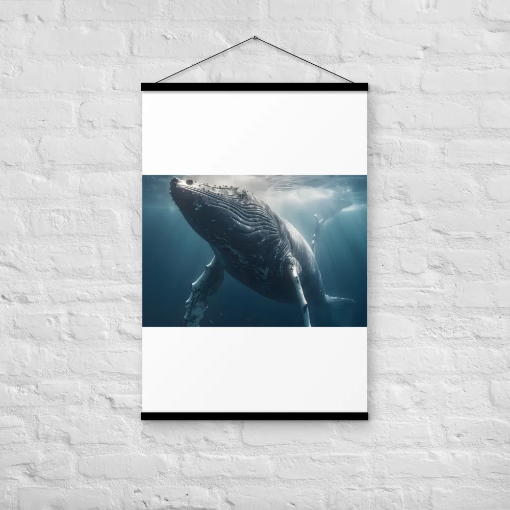 Graced by the Depths | Poster With Black Wood Hanger | 24″×36″
