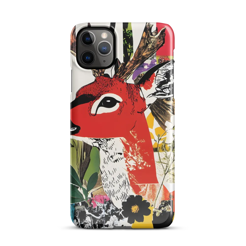 Vibrant Harmony: The Deer in Nature | Phone Case |  11 Pro Max | Snap Case | Glossy