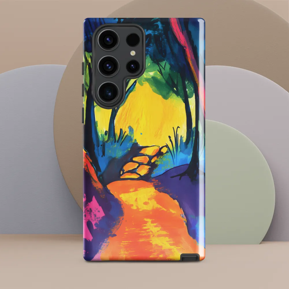 Path Through a Vibrant Forest