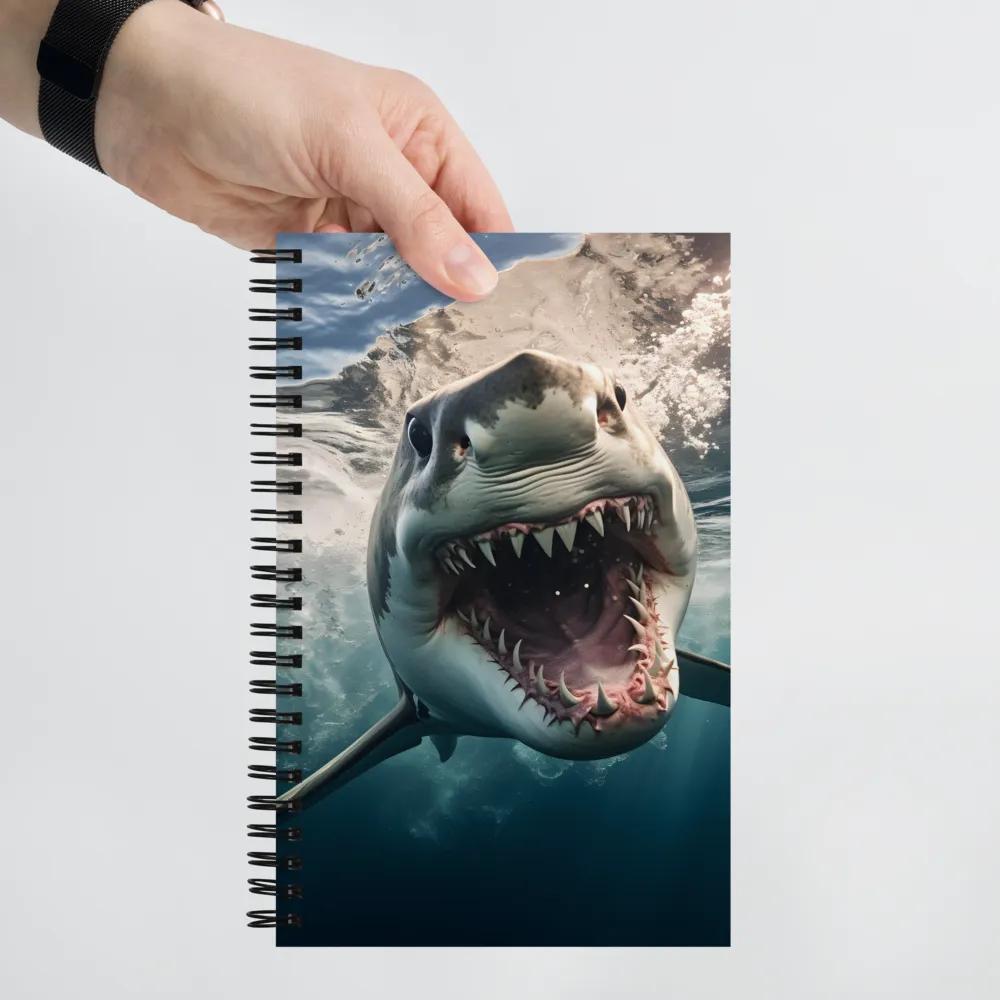 Fierce Majesty of the Ocean | Spiral Notebook