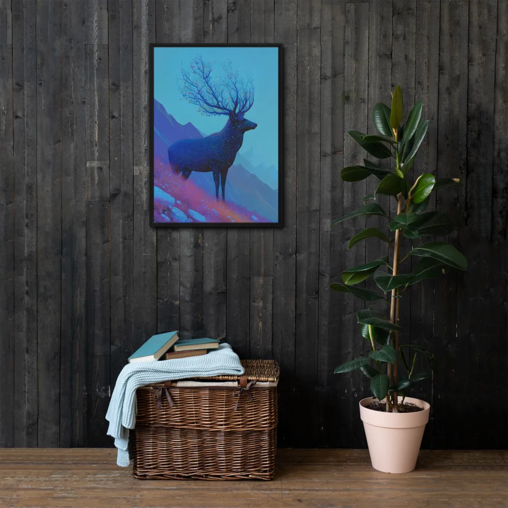 Ethereal Harmony | Canvas with Black Frame | 20″×28″