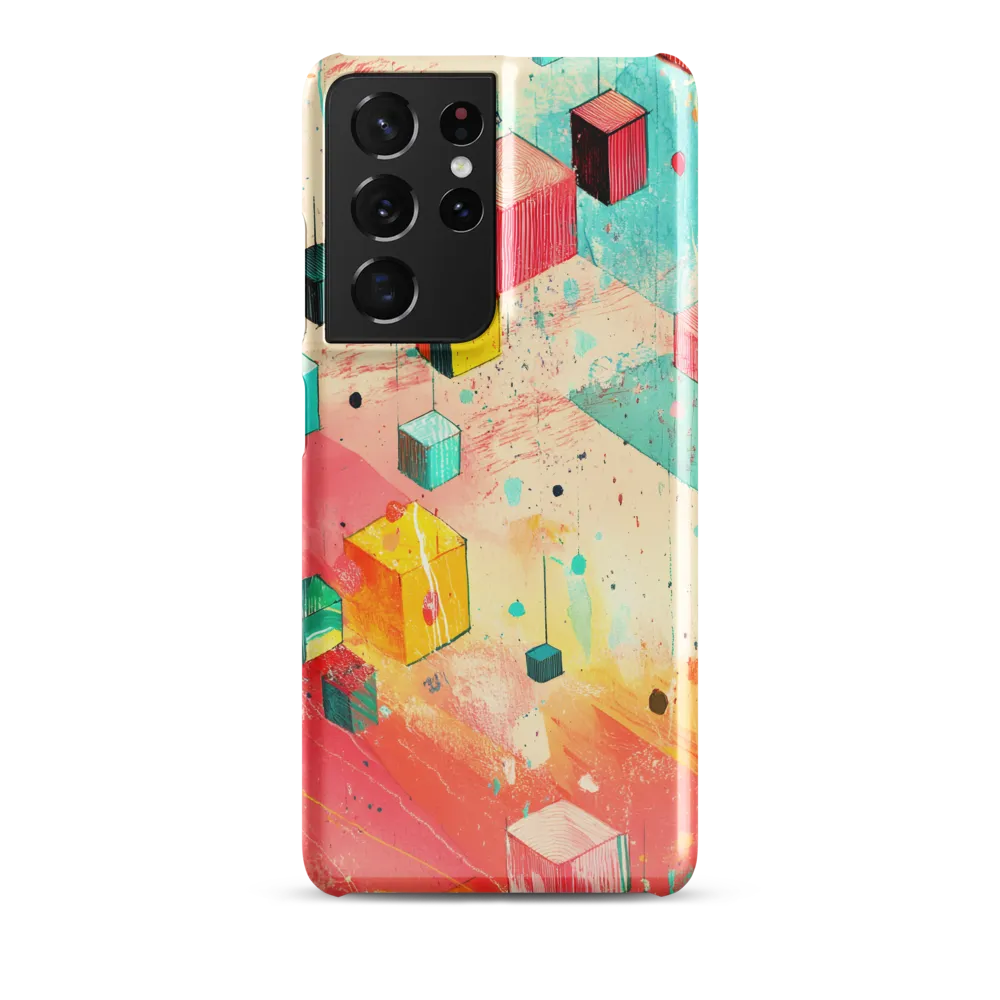 Suspended Cubes in Colorful Abstraction