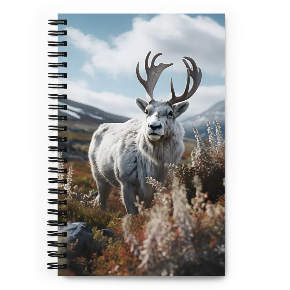 Majestic Harmony: The Reindeer in Nature | Spiral Notebook