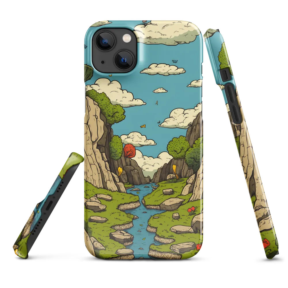 Whimsical Serenity: A Canyon Landscape