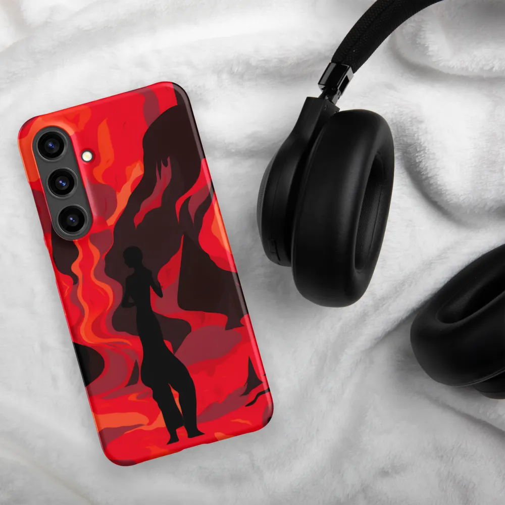 Inferno's Embrace | Phone Case |  S24 Plus | Snap Case | Matte