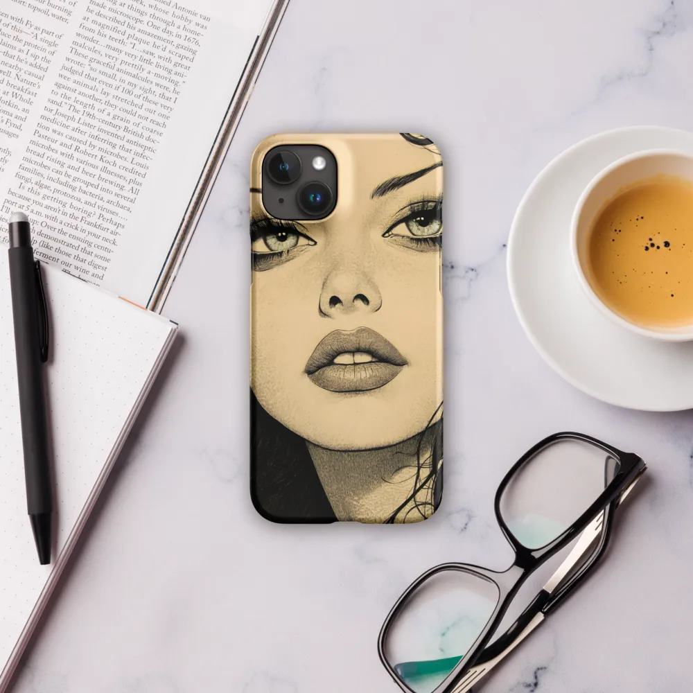 Enigmatic Gaze | Phone Case |  15 Plus | Snap Case | Matte