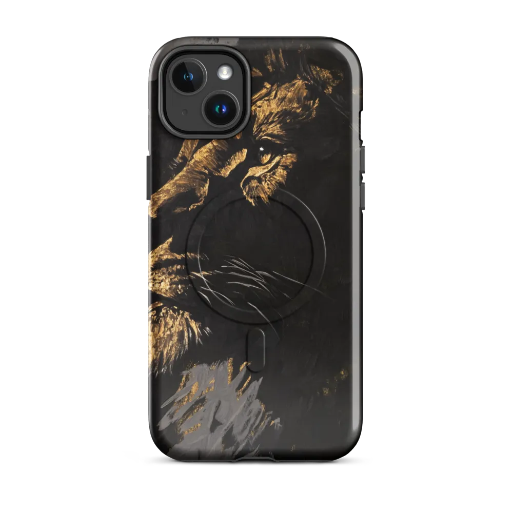 Majestic Gaze: The Golden Lion