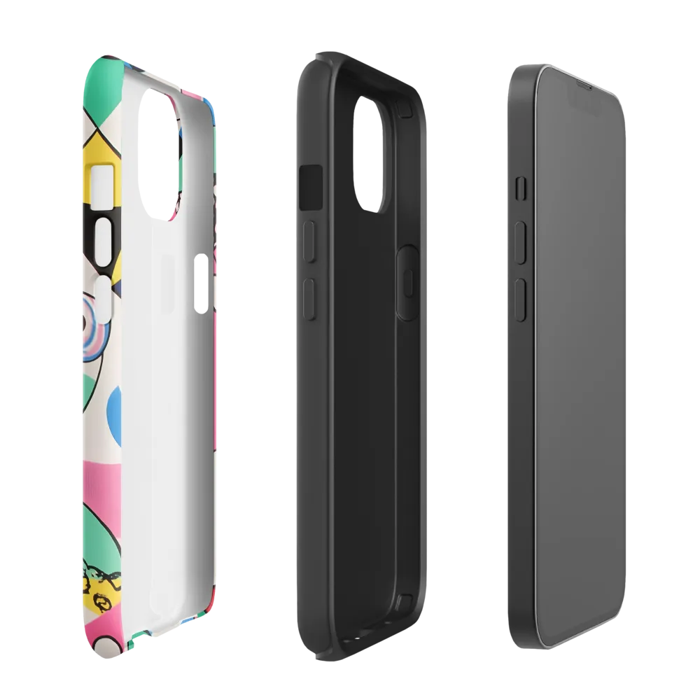 Dynamic Interplay of Shapes | Phone Case |  13 | Tough Case | Matte