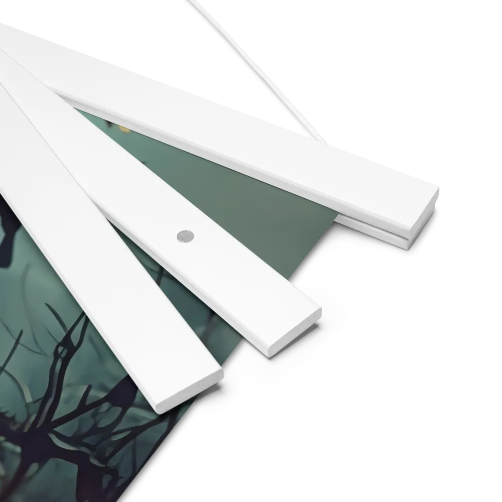 Whispers of the Avian Realm | Poster With White Wood Hanger | 14″×14″